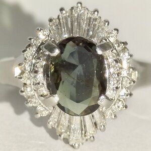 Jewelry Ring Alexandrite 1.6ct Platinum 1312814